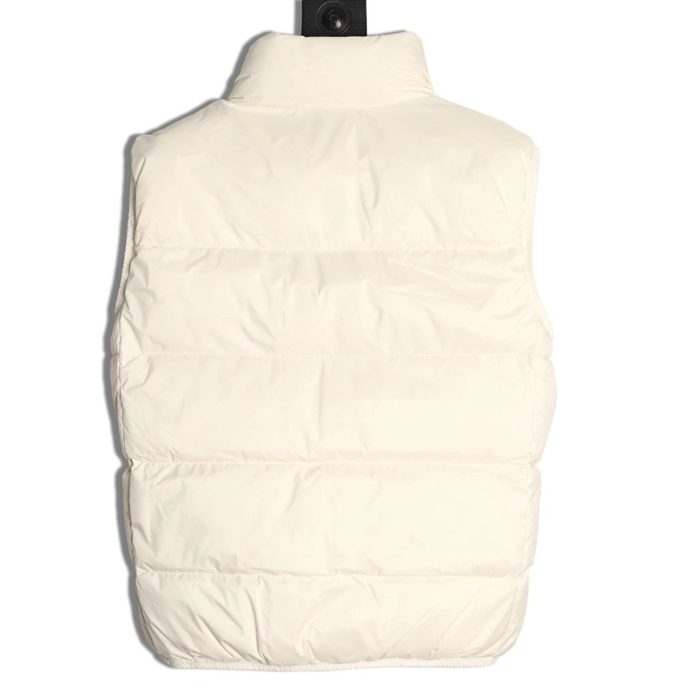 Moncler Alma Large Logo Down Vest,Moncler