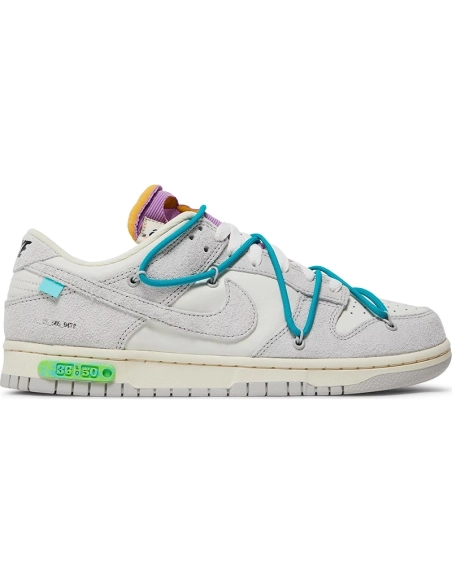OffWhite x Dunk Low Lot 36 of 50,Dunk SB,NIKE SHOES Reps