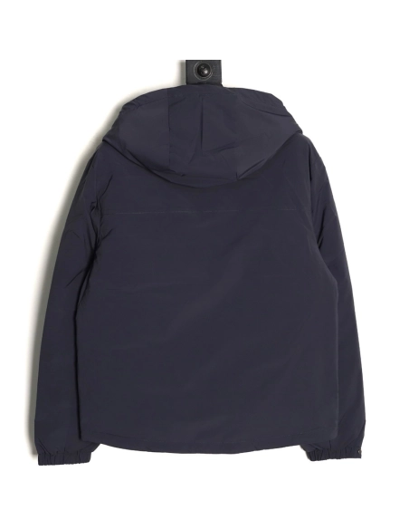 Moncler Pocket Logo Hooded Down Jacket,Moncler