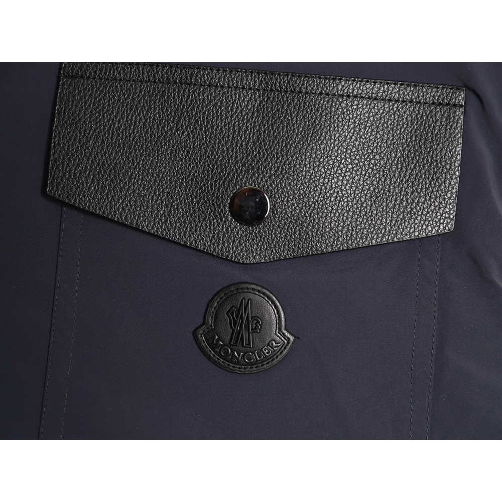 Moncler Pocket Logo Hooded Down Jacket,Moncler