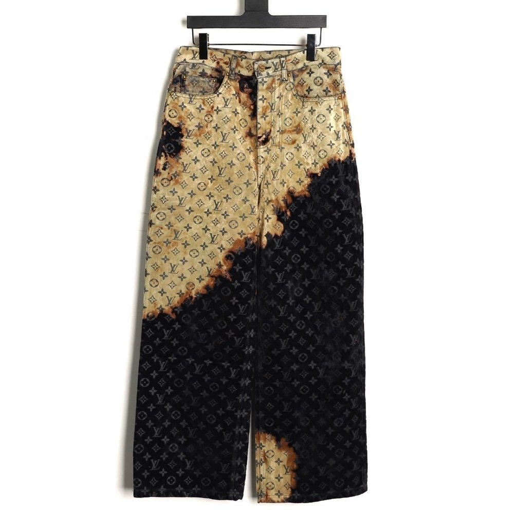 Louis Vuitton Campfire Flocked Jeans,Louis Vuitton