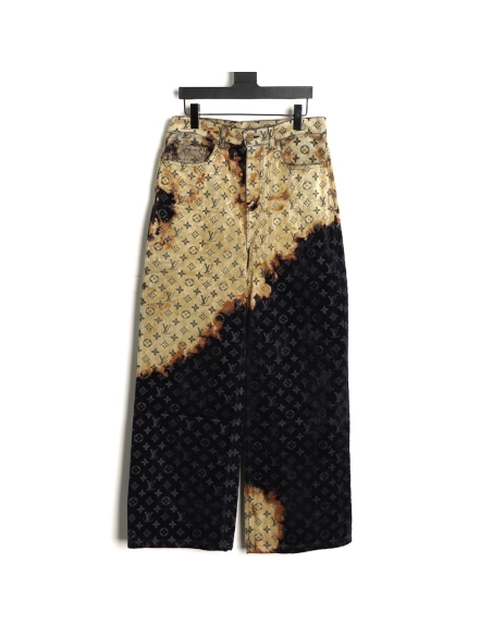 Louis Vuitton Campfire Flocked Jeans,Louis Vuitton