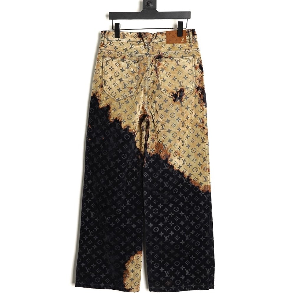 Louis Vuitton Campfire Flocked Jeans,Louis Vuitton