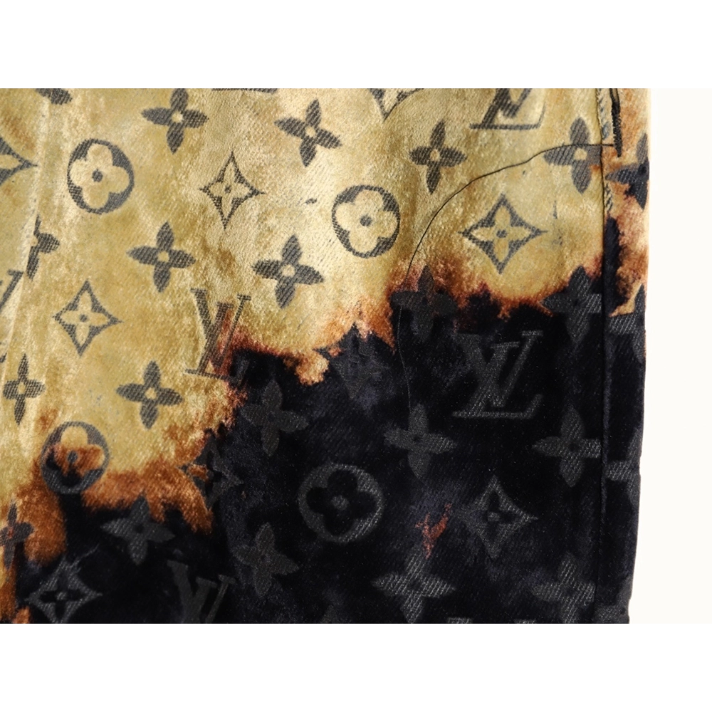 Louis Vuitton Campfire Flocked Jeans,Louis Vuitton