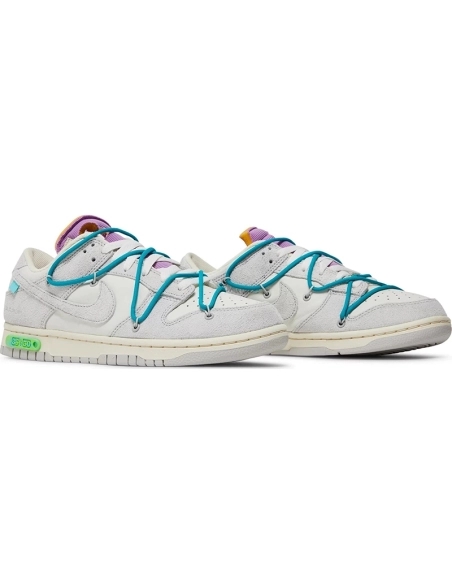 OffWhite x Dunk Low Lot 36 of 50,Dunk SB,NIKE SHOES Reps