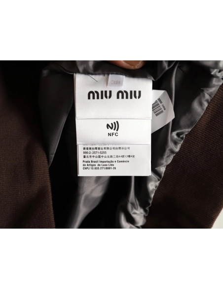 Miu Miu pinstriped zip-up jacket,Miu Miu