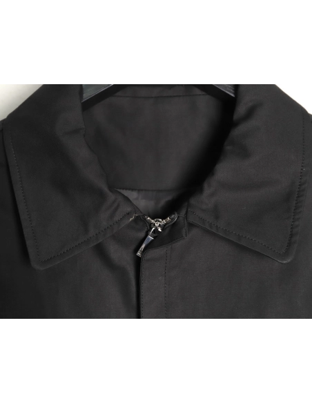 Dior rectangular logo lambskin leather jacket,Dior