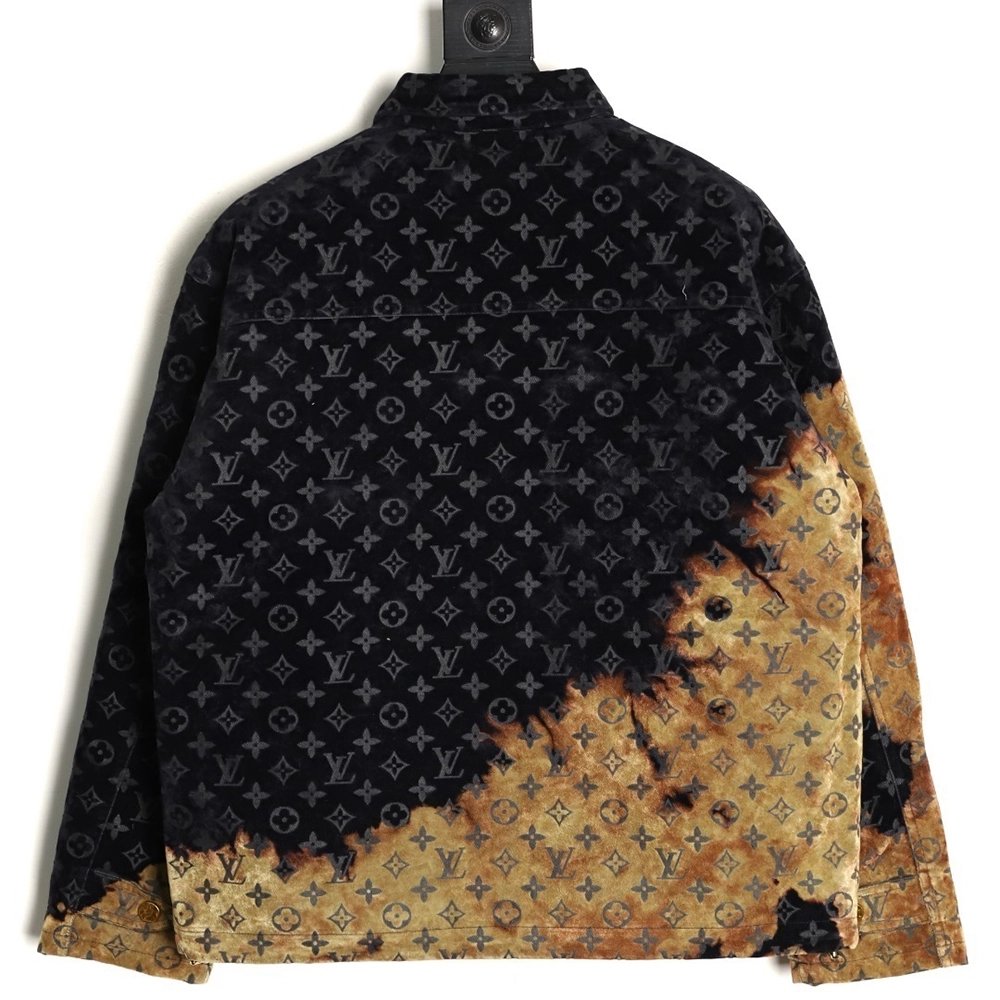 Louis Vuitton Campfire Flocked Denim Jacket,Louis Vuitton