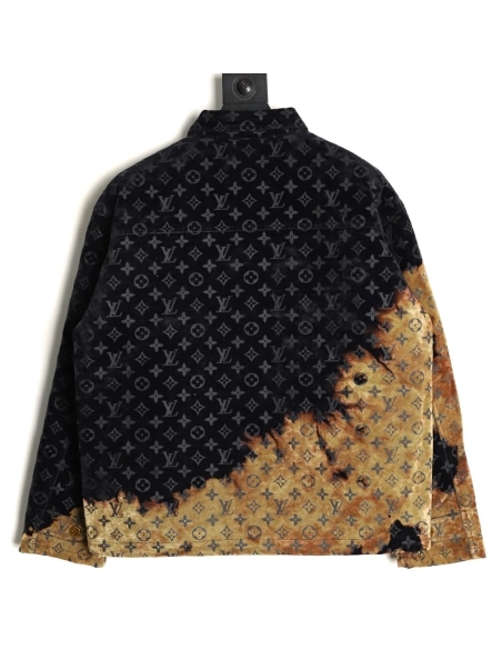Louis Vuitton Campfire Flocked Denim Jacket,Louis Vuitton