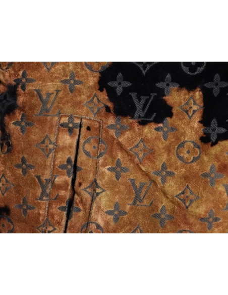 Louis Vuitton Campfire Flocked Denim Jacket,Louis Vuitton