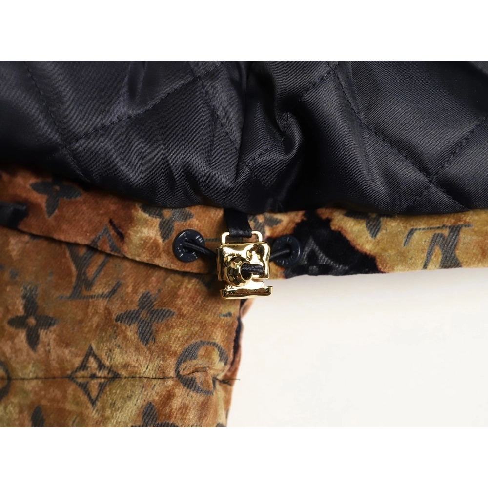 Louis Vuitton Campfire Flocked Denim Jacket,Louis Vuitton