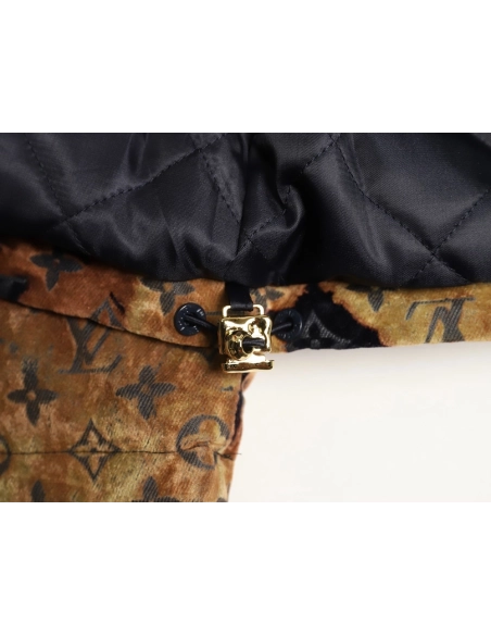 Louis Vuitton Campfire Flocked Denim Jacket,Louis Vuitton