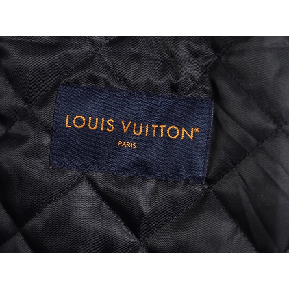 Louis Vuitton Campfire Flocked Denim Jacket,Louis Vuitton