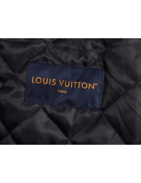 Louis Vuitton Campfire Flocked Denim Jacket,Louis Vuitton