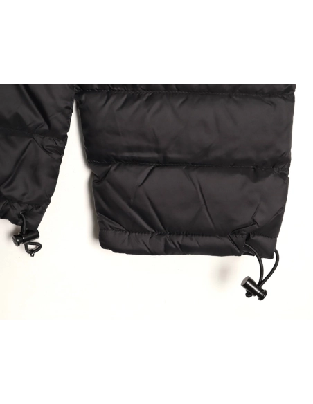 Miu Miu letter embroidered hooded down jacket TSK1,Miu Miu