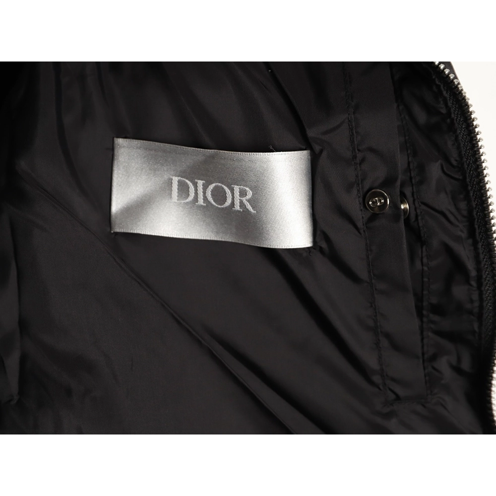 Dior patchwork jacquard knit stand collar down jacket TSK2,Dior