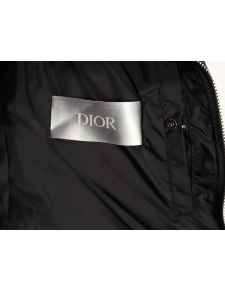 Dior patchwork jacquard knit stand collar down jacket TSK2,Dior