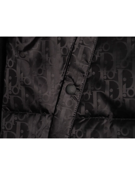 Dior patchwork jacquard knit stand collar down jacket TSK2,Dior