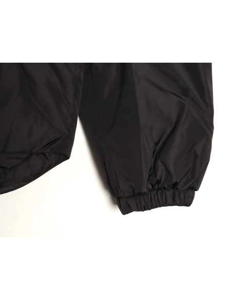 Prada double-pocket fleece hooded down jacket TSK1,Prada