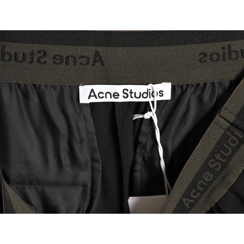 Acne Studios Logo Belt Pants,Acne Studios