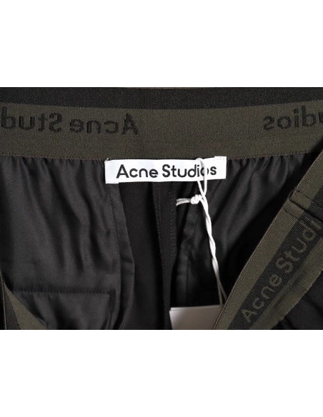 Acne Studios Logo Belt Pants,Acne Studios