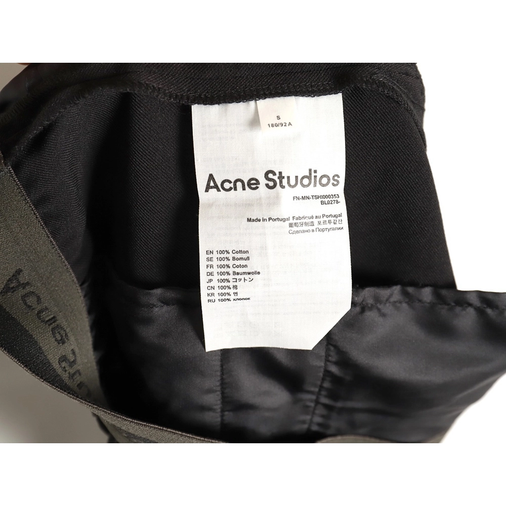 Acne Studios Logo Belt Pants,Acne Studios