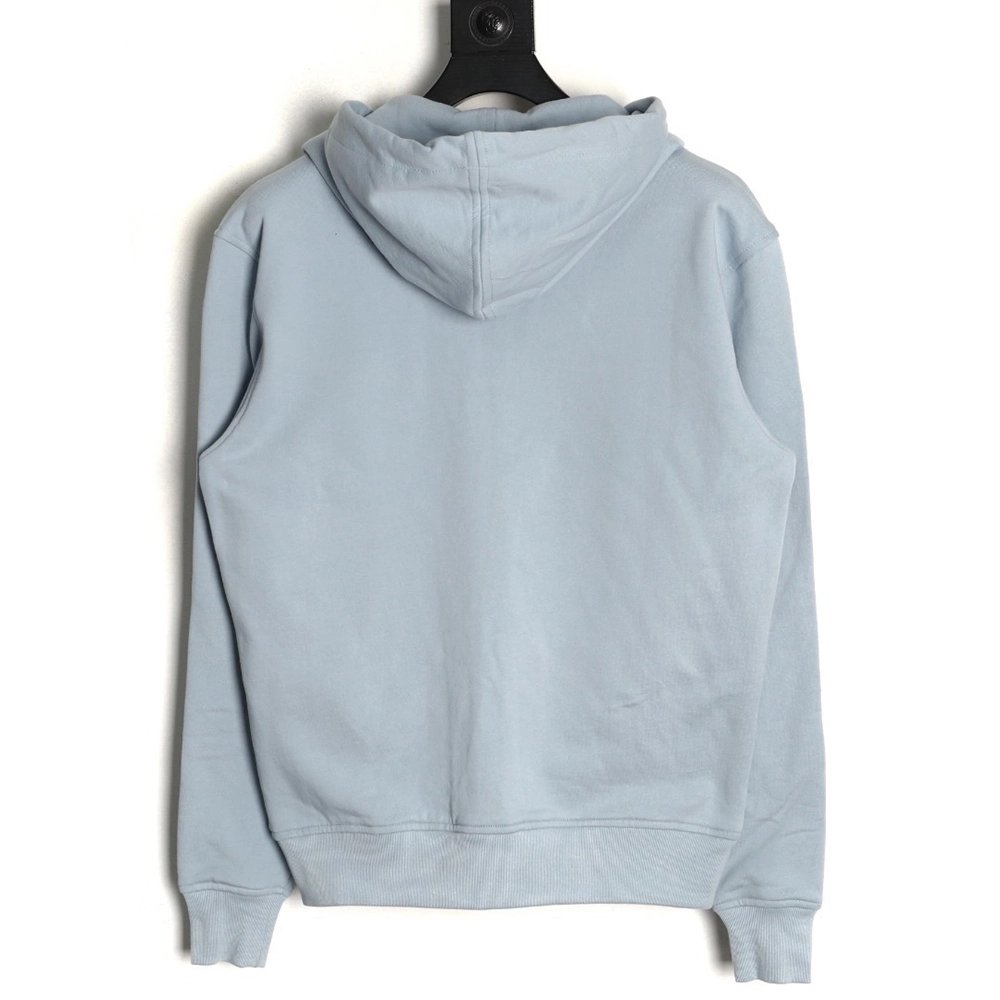 Ami Paris Heart Embroidered Zip-Up Hooded Jacket,Ami