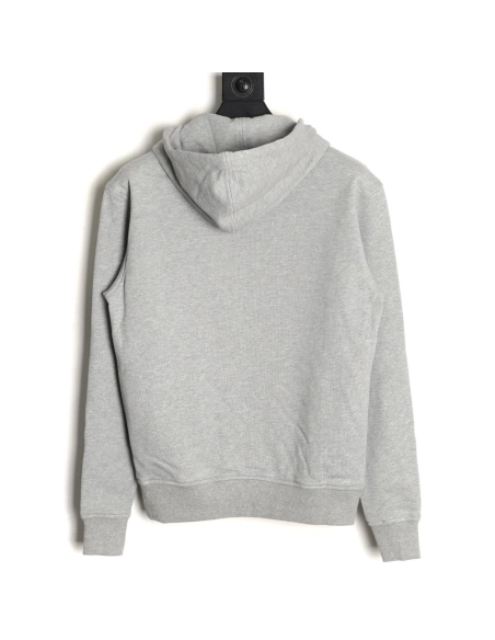 Ami Paris Heart Embroidered Zip-Up Hooded Jacket TSK1,Ami