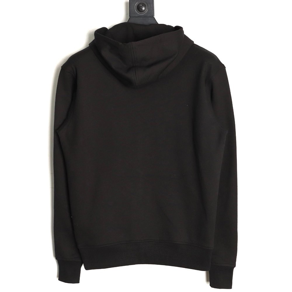 Ami Paris Heart Embroidered Zip-Up Hooded Jacket TSK2,Ami