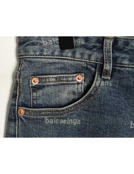 Balenciaga all-over logo jeans,Balenciaga