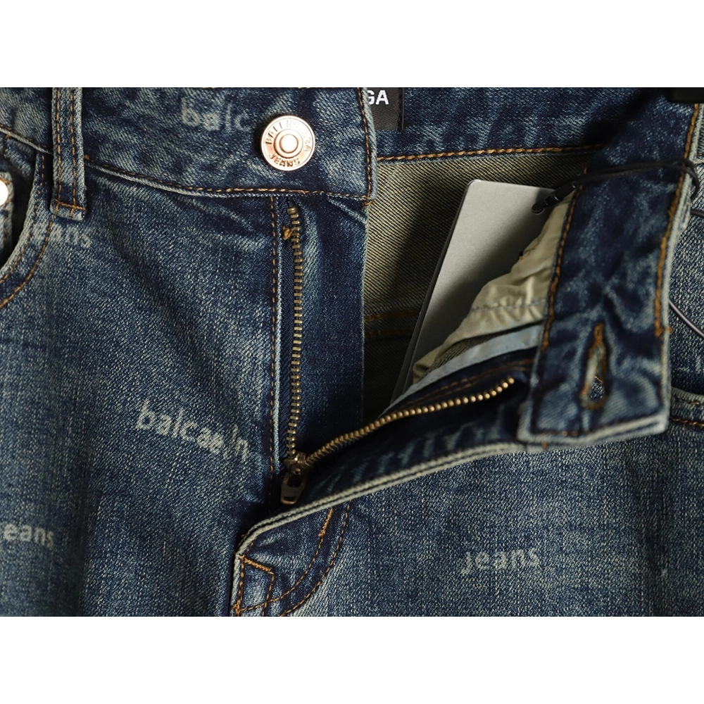 Balenciaga all-over logo jeans,Balenciaga