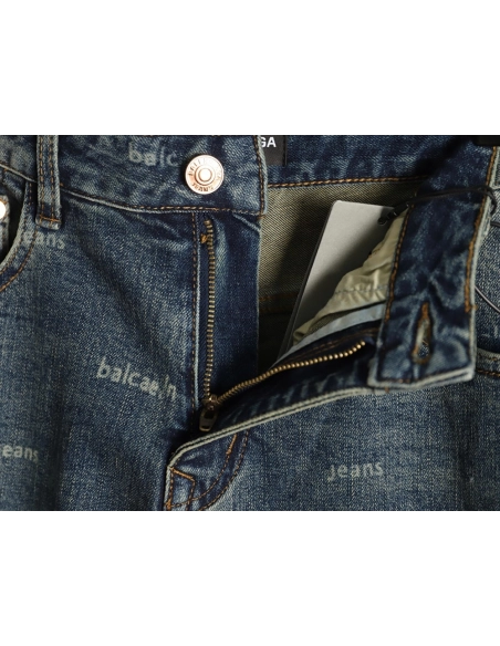 Balenciaga all-over logo jeans,Balenciaga