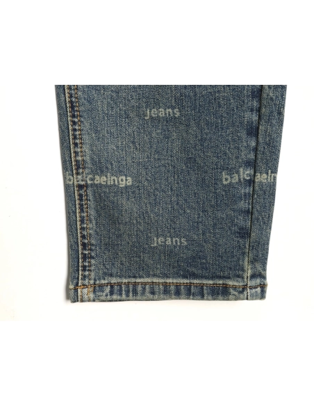 Balenciaga all-over logo jeans,Balenciaga
