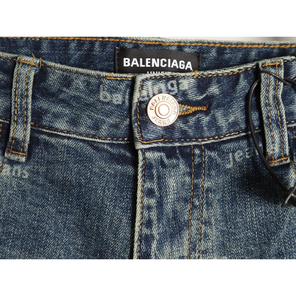Balenciaga all-over logo jeans,Balenciaga