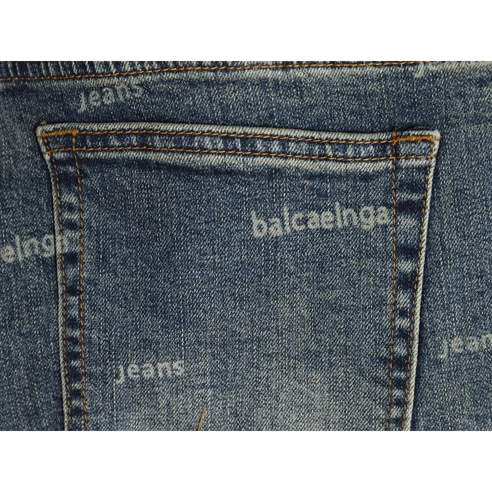 Balenciaga all-over logo jeans,Balenciaga