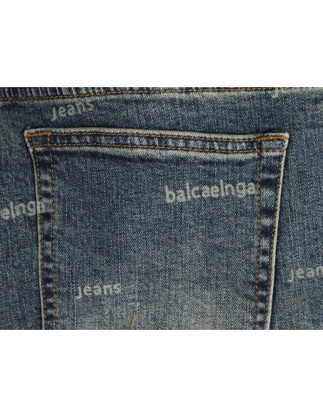 Balenciaga all-over logo jeans,Balenciaga