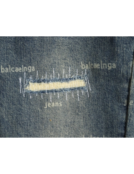 Balenciaga all-over logo jeans,Balenciaga