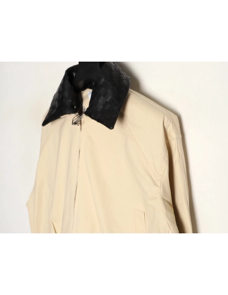 Bottega Veneta woven lambskin collar jacket,Bottega Veneta