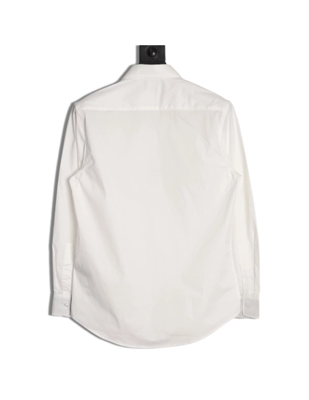 Burberry embroidered logo check collar shirt,Burberry