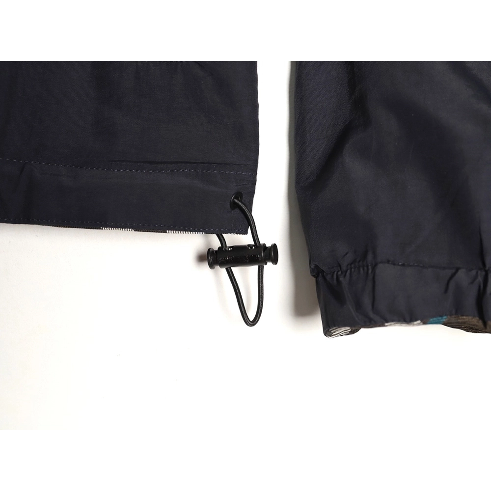 Burberry Pony Embroidered Check Reversible Zip Jacket,Burberry