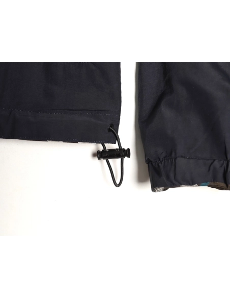Burberry Pony Embroidered Check Reversible Zip Jacket,Burberry