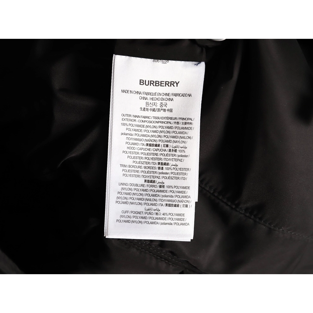 Burberry Leather Patch Pocket Collar Down Jacket TSK1,Burberry