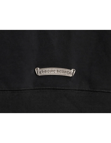 Chrome Hearts Cross Embroidered Crew Neck Sweatshirt,Chrome Hearts