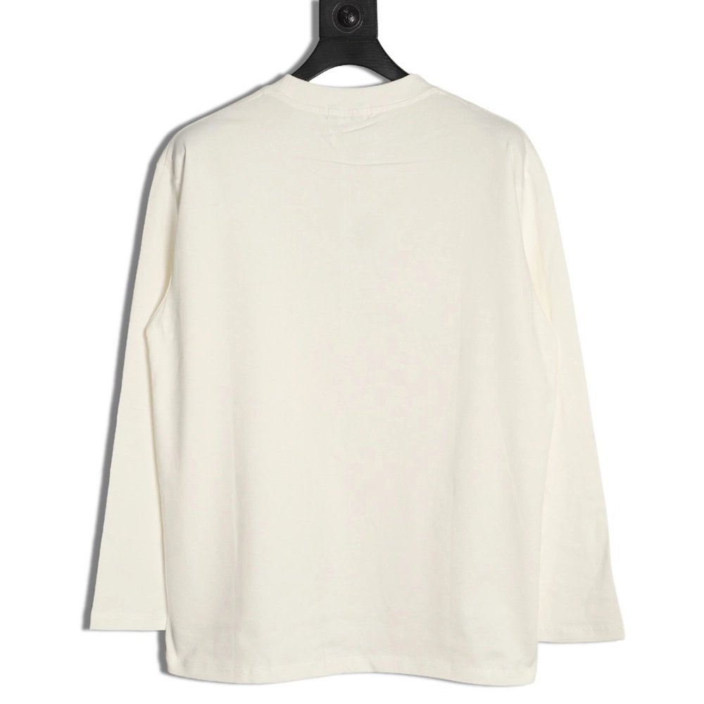 Loewe on Collaboration Logo Printed Long-Sleeve T-Shirt,Loewe