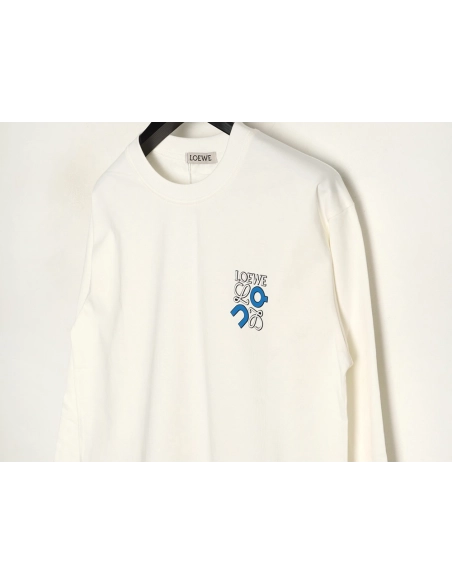 Loewe on Collaboration Logo Printed Long-Sleeve T-Shirt,Loewe