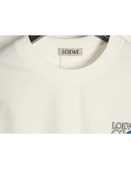 Loewe on Collaboration Logo Printed Long-Sleeve T-Shirt,Loewe