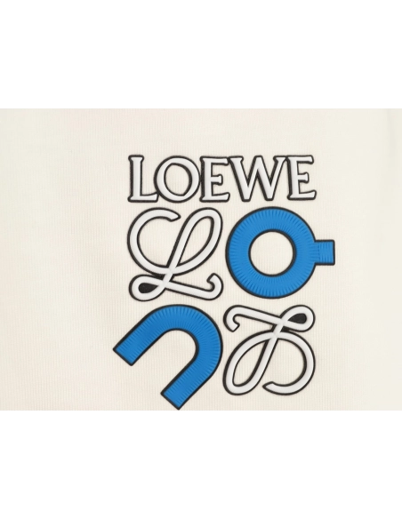 Loewe on Collaboration Logo Printed Long-Sleeve T-Shirt,Loewe
