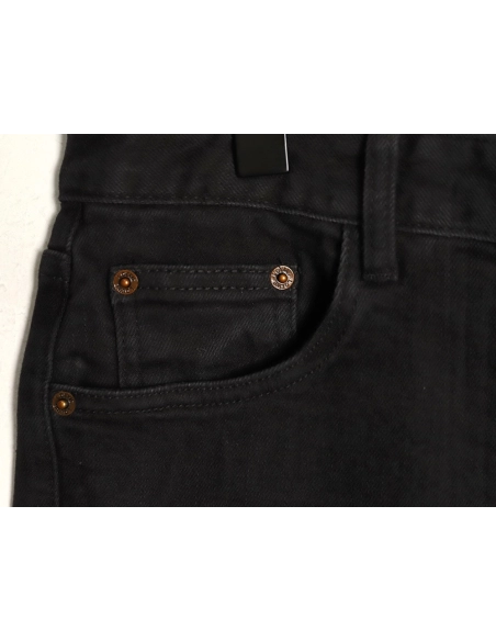 Loewe jeans with flame embroidered logo on the back,Loewe
