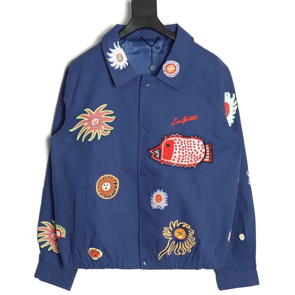 Louis Vuitton Yayoi Kusama Sunfish Embroidered Jacket,Louis Vuitton