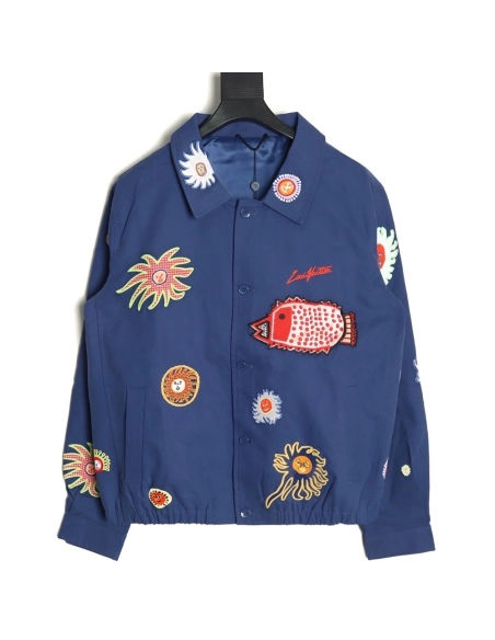 Louis Vuitton Yayoi Kusama Sunfish Embroidered Jacket,Louis Vuitton